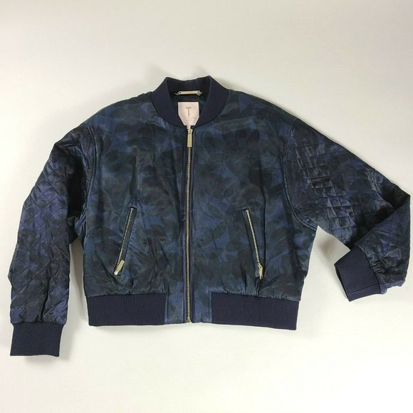 TED BAKER Blue Tiger Sandey Houdini Bomber Jacket - Picture 3 of 8
